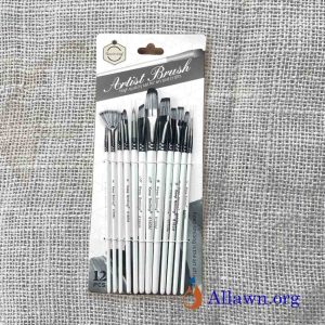 Keep Smiling Artist Brush 12 Pcs Set