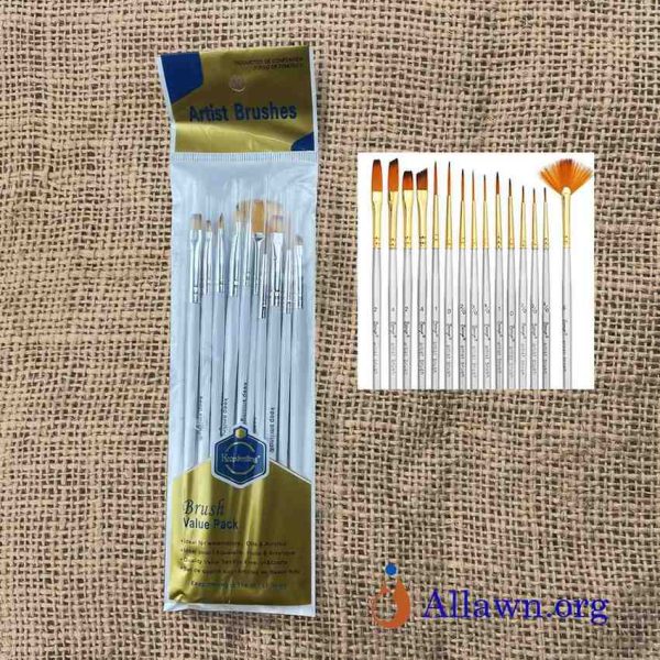 Keep Smiling 10P Brush Set for Artists