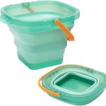 Himi Paint Brush Washer Cleaner Painting Water Cup Bucket Basin Foldable Collapsible