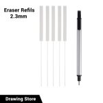 Mono Zero Eraser 2.3mm Refill – Round (5 Pcs) | Precision Erasing for Artists & Designers