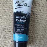 Mont Marte Signature Acrylic Paint 75ml - Lamp Black